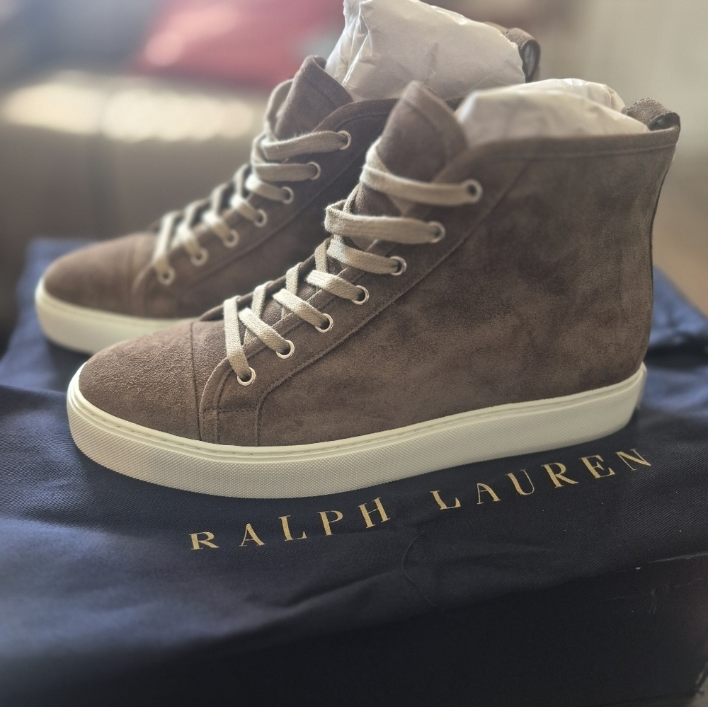 Ralph Lauren Purple Label Jeromy X high-top sneakers - Picture 3 of 8
